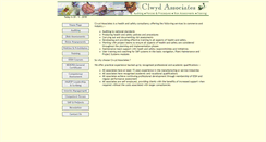 Desktop Screenshot of clwydassociates.co.uk