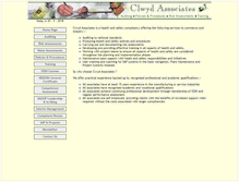 Tablet Screenshot of clwydassociates.co.uk